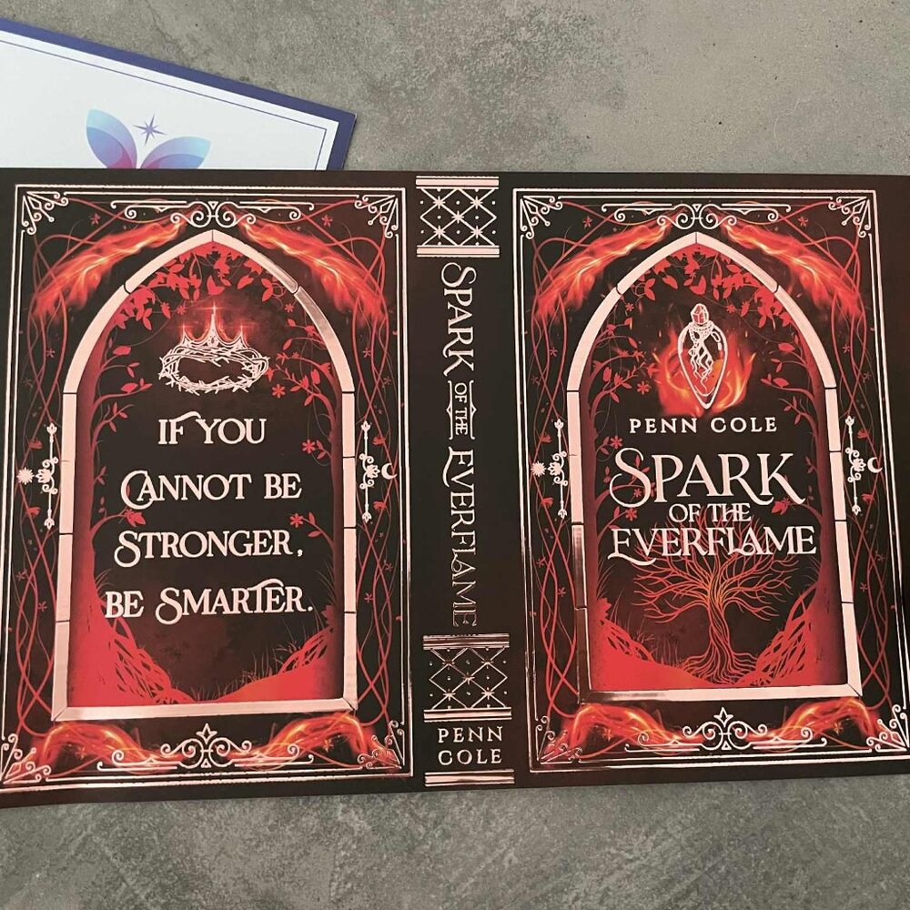 New Spark of the Everflame by Penn Cole Dust Jacket by Iridescent Fairytale